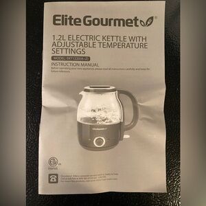 Elite Gourmet 1.2L Electric Kettle